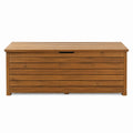 Acacia Wood Patio Storage Box Brown 120x50x45 cm